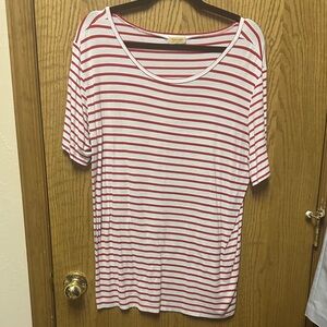 Piko 1988 Classic Red and White Striped Tee
